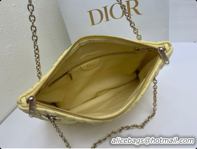 Good Product  Dior Small Dior Milly-La-Forêt Bag in Puffy Macrocannage Calfskin D090402 Yellow 2026