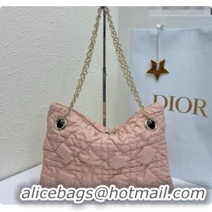 Perfect Dior Small Dior Milly-La-Forêt Bag in Black Puffy Macrocannage Calfskin D090407 Pink 2026