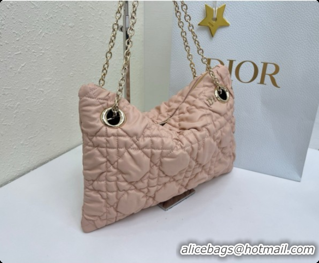 Perfect Dior Small Dior Milly-La-Forêt Bag in Black Puffy Macrocannage Calfskin D090407 Pink 2026