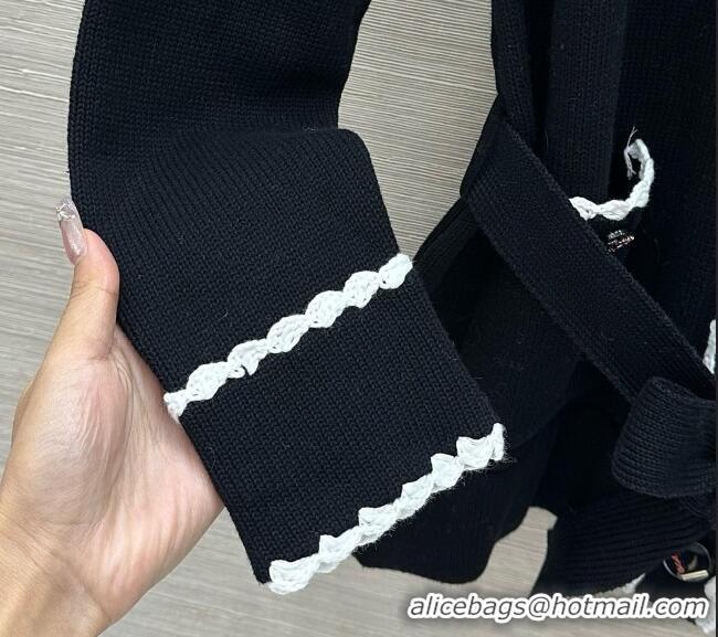 Cheapest Chanel Wool and Cotton Cardigan CH092908 Black 2026