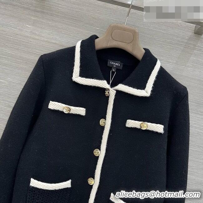 Spot Bulk Chanel Cashmere Cardigan CH092919 Black 2026