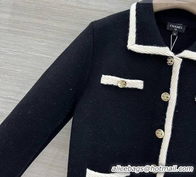 Spot Bulk Chanel Cashmere Cardigan CH092919 Black 2026
