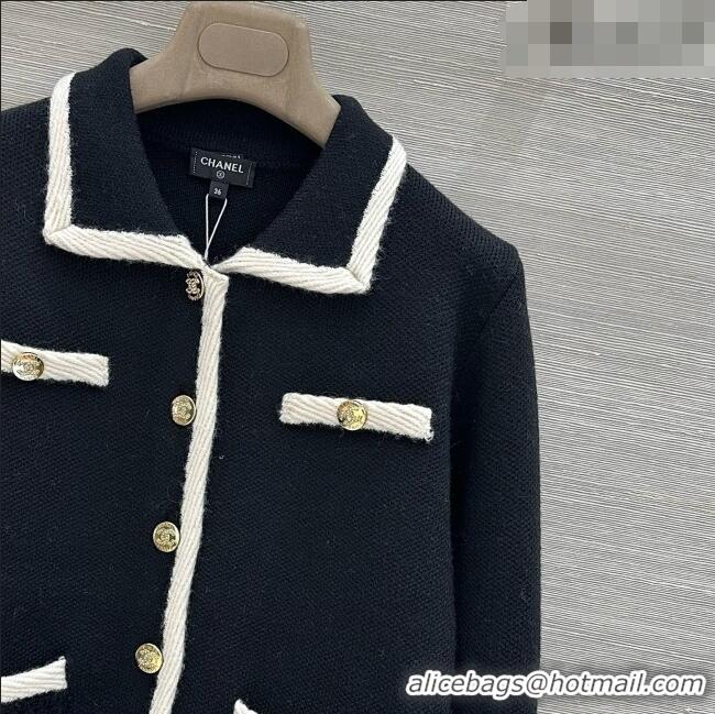 Spot Bulk Chanel Cashmere Cardigan CH092919 Black 2026