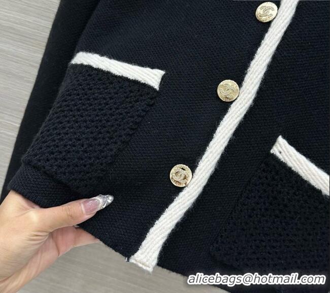 Spot Bulk Chanel Cashmere Cardigan CH092919 Black 2026