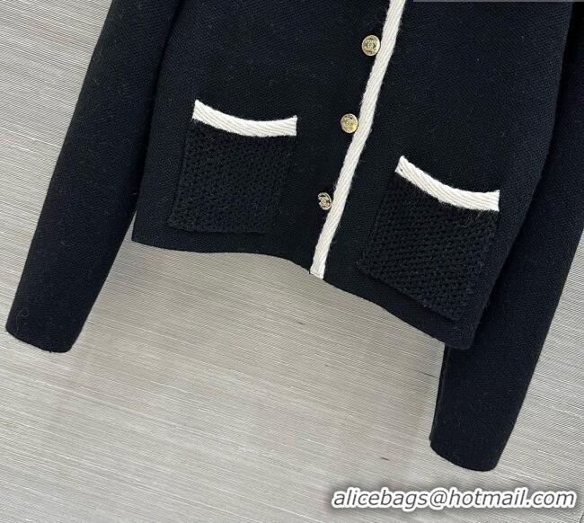 Spot Bulk Chanel Cashmere Cardigan CH092919 Black 2026