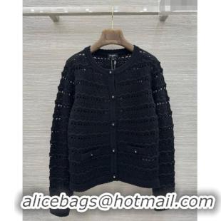 Low Cost Chanel Wool & Cashmere Cardigan and Vest CH092921 Black 2026