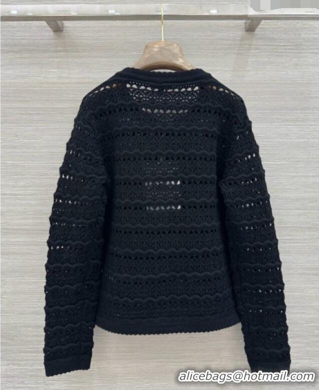 Low Cost Chanel Wool & Cashmere Cardigan and Vest CH092921 Black 2026