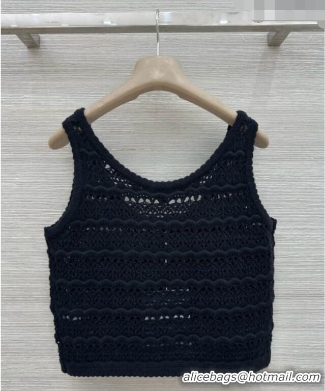 Low Cost Chanel Wool & Cashmere Cardigan and Vest CH092921 Black 2026
