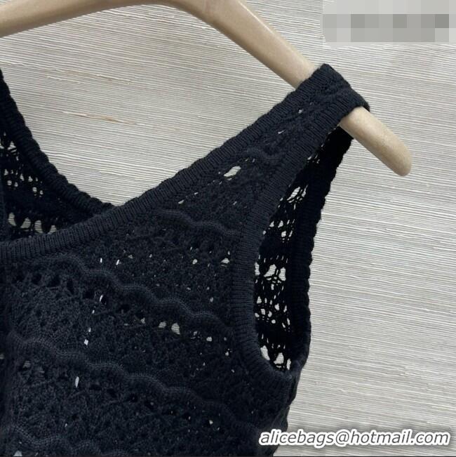 Low Cost Chanel Wool & Cashmere Cardigan and Vest CH092921 Black 2026