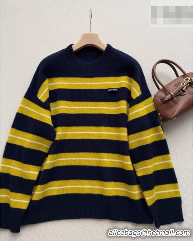 Low Price Miu Miu Wool Sweater and Skirt M092911 Yellow 2026