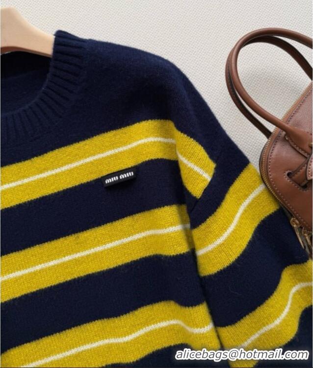 Low Price Miu Miu Wool Sweater and Skirt M092911 Yellow 2026