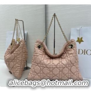 Classic Hot Dior Medium Dior Milly-La-Forêt Bag in Puffy Macrocannage Calfskin D090415 Pink 2026