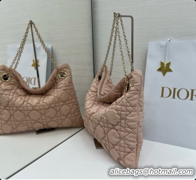 Classic Hot Dior Medium Dior Milly-La-Forêt Bag in Puffy Macrocannage Calfskin D090415 Pink 2026