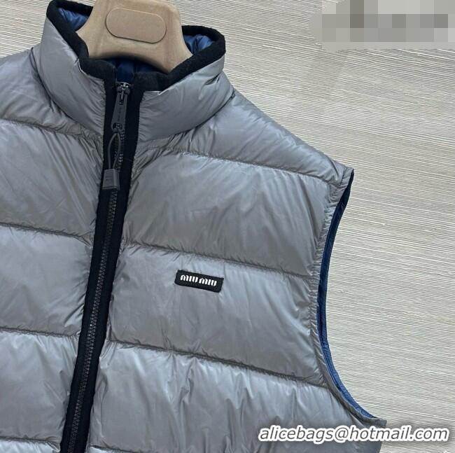 Grade Discount Miu Miu Down Vest M092930 Grey 2026