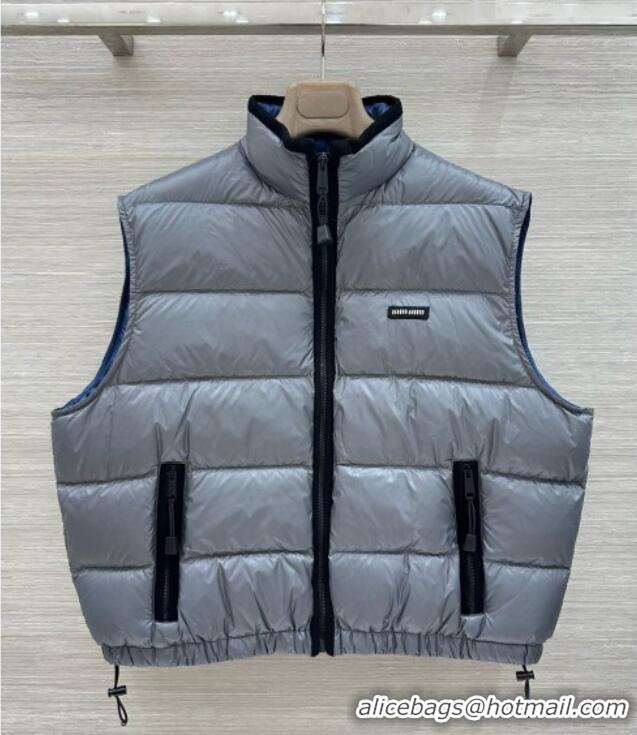 Grade Discount Miu Miu Down Vest M092930 Grey 2026