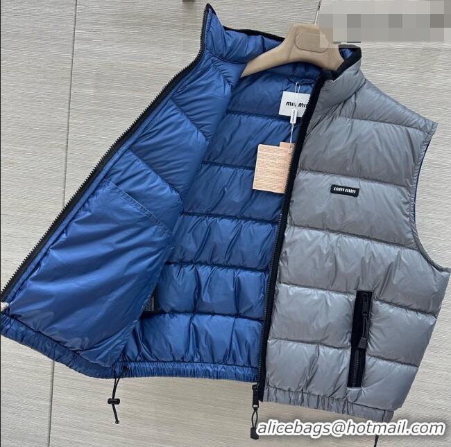 Grade Discount Miu Miu Down Vest M092930 Grey 2026