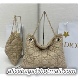 Pretty Style Dior Medium Dior Milly-La-Forêt Bag in Puffy Macrocannage Calfskin D090417 Beige 2026