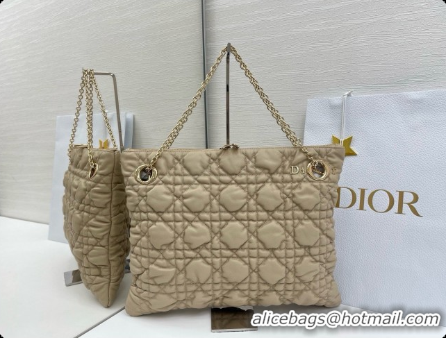Pretty Style Dior Medium Dior Milly-La-Forêt Bag in Puffy Macrocannage Calfskin D090417 Beige 2026
