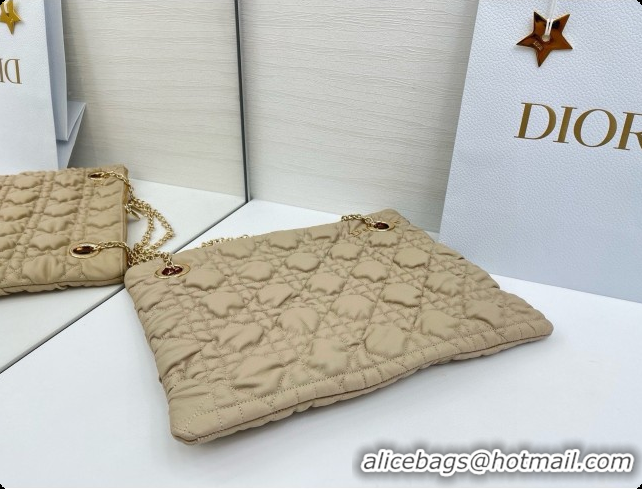 Pretty Style Dior Medium Dior Milly-La-Forêt Bag in Puffy Macrocannage Calfskin D090417 Beige 2026