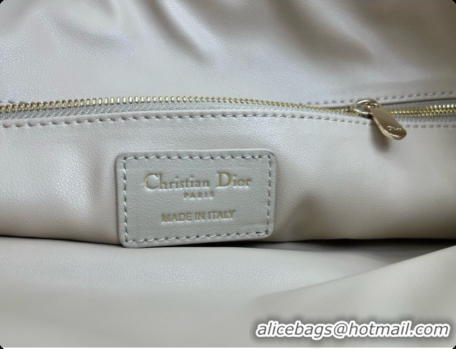 Pretty Style Dior Medium Dior Milly-La-Forêt Bag in Puffy Macrocannage Calfskin D090417 Beige 2026
