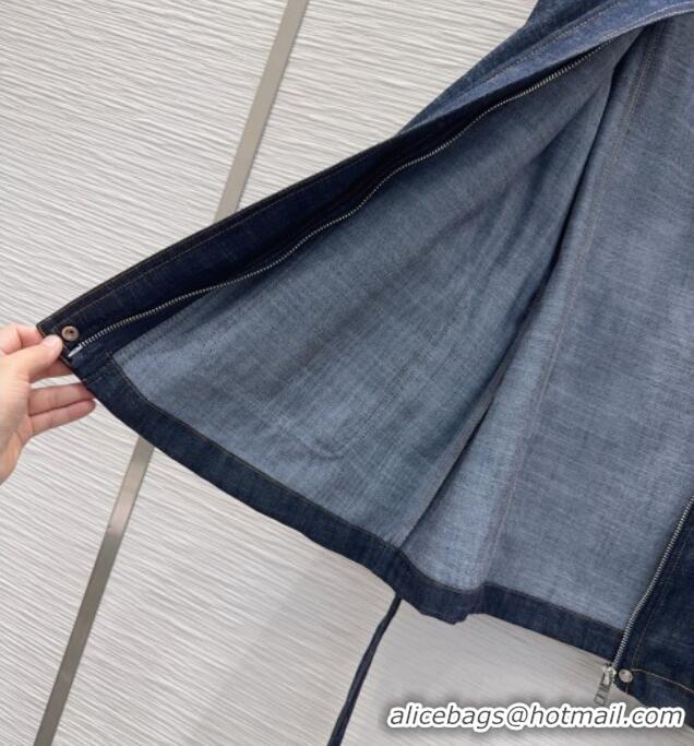 New Fashion Prada Denim Jacket P092935 Blue 2026