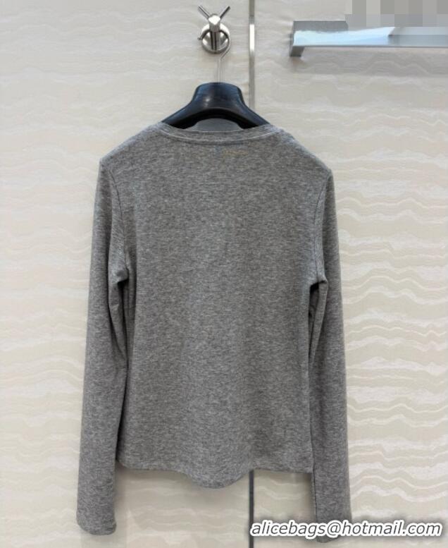Classic Low Price Loewe Top L092915 Grey 2026