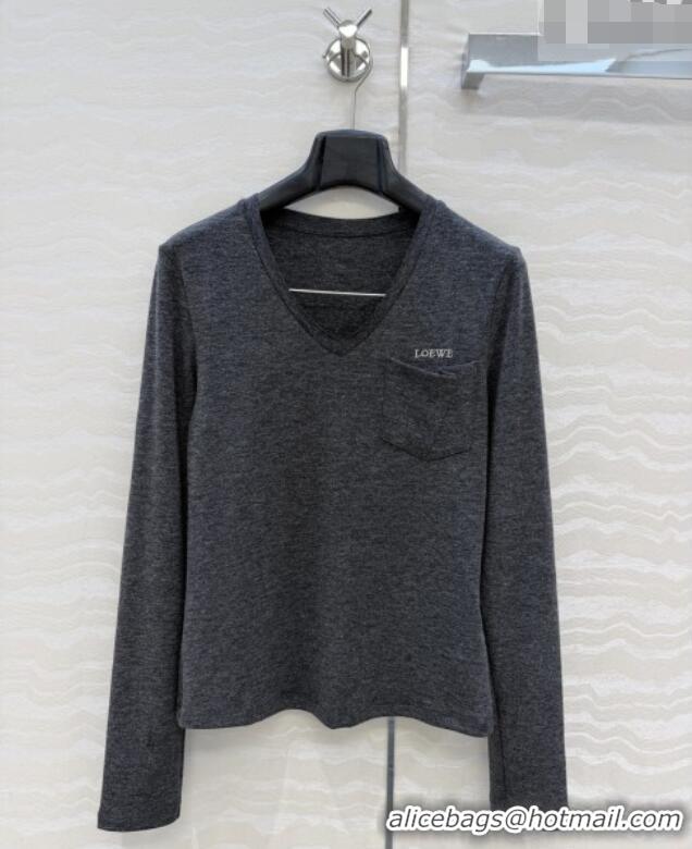 Luxury  Design Loewe Top L092915 Dark Grey 2026