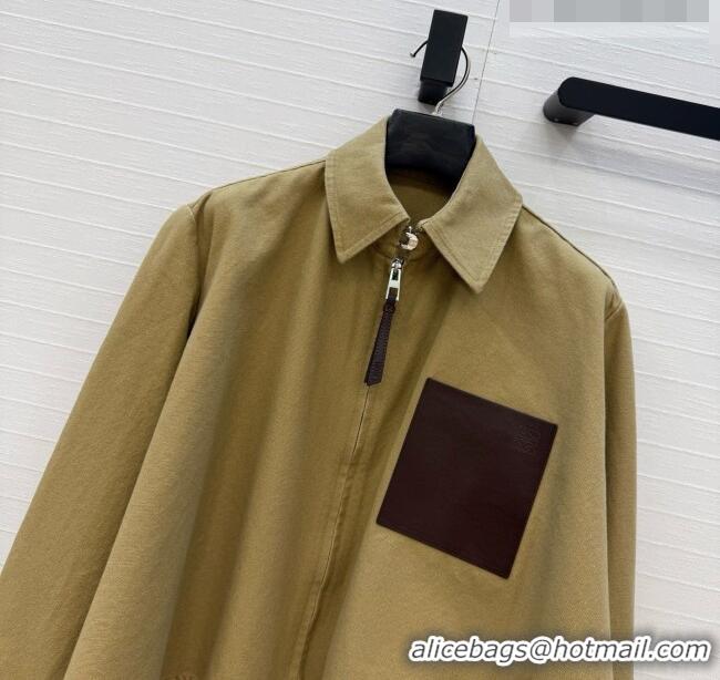 Particularly Recommended Loewe Cotton Shirt L092847 Brown 2026
