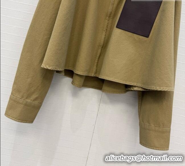 Particularly Recommended Loewe Cotton Shirt L092847 Brown 2026