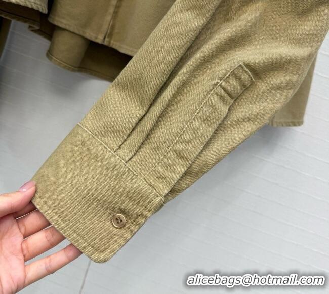 Particularly Recommended Loewe Cotton Shirt L092847 Brown 2026