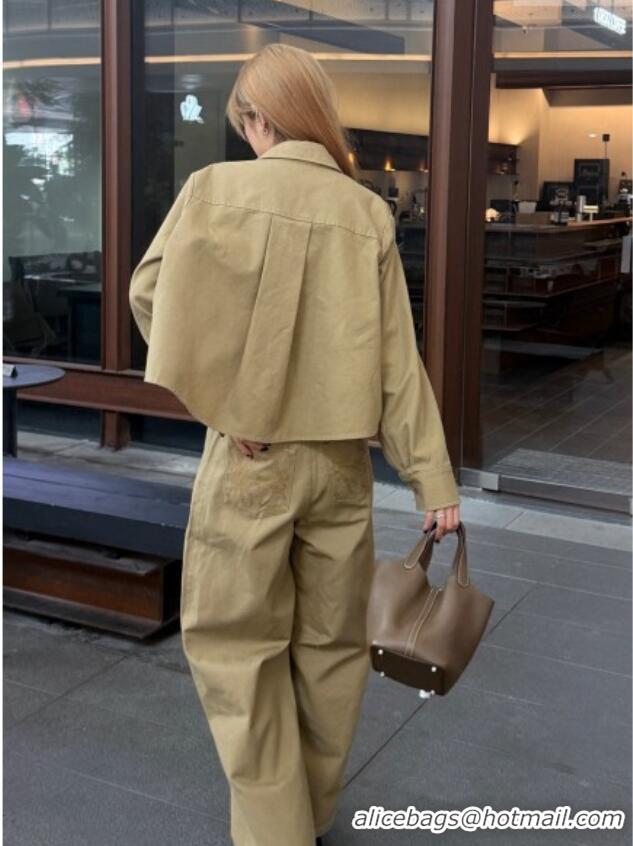Particularly Recommended Loewe Cotton Shirt L092847 Brown 2026