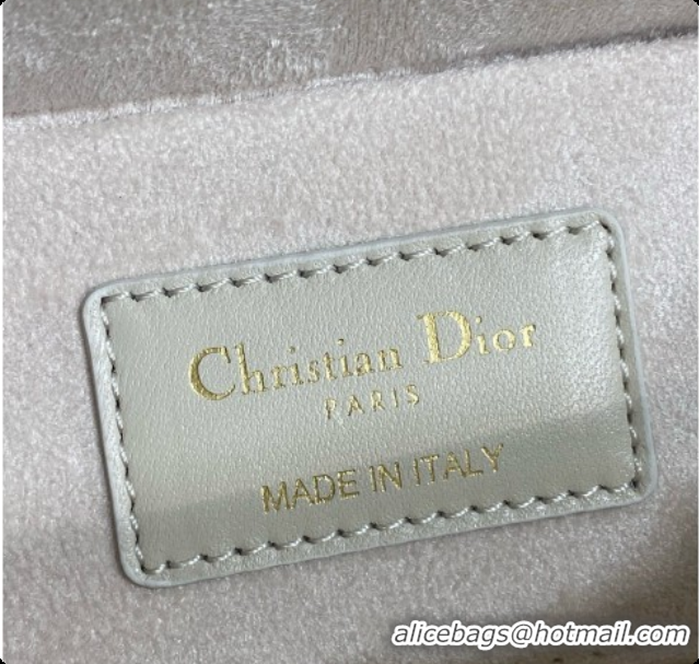 Original Cheap Dior Small Lady D-Joy Bag in Cannage Lambskin with Bow D090425 White 2026