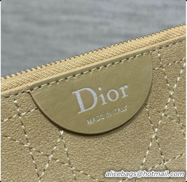Good Looking Dior Jett Médaillon Small Bucket Bag in Cannage Suede Calfskin Camel 2026 6090433