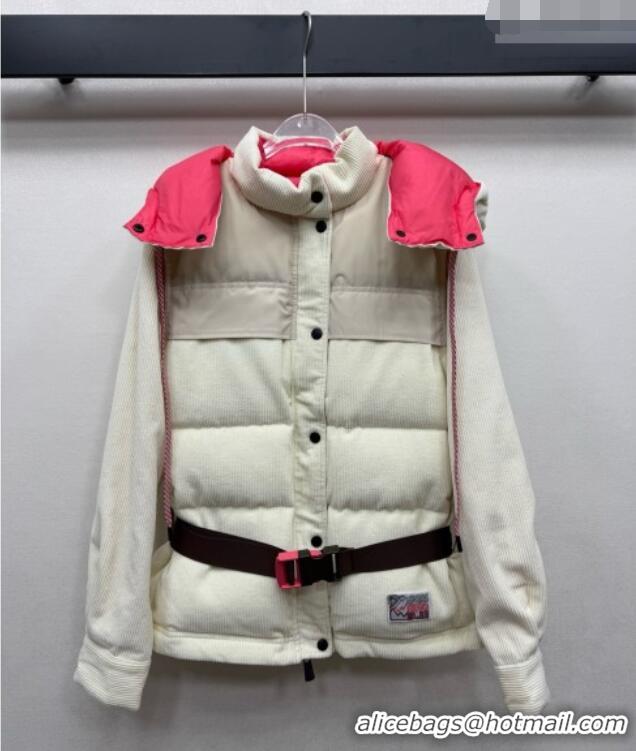 Grade Quality Moncler Corduroy Down Jacket M092917 Beige 2026