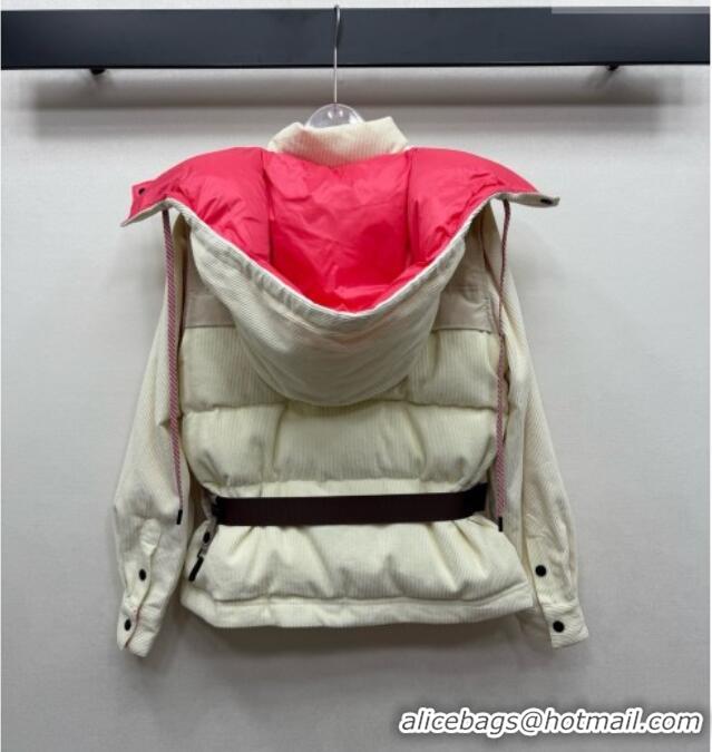Grade Quality Moncler Corduroy Down Jacket M092917 Beige 2026
