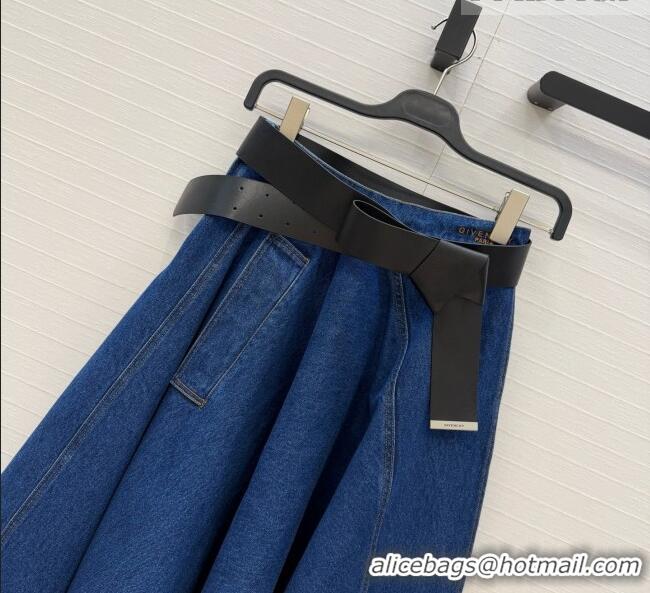Luxury Cheap Givenchy Denim Skirt G092926 Blue 2026