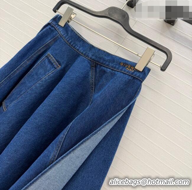 Luxury Cheap Givenchy Denim Skirt G092926 Blue 2026