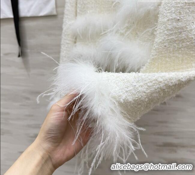 Best Quality Chanel Tweed Jacket CH092940 White 2026