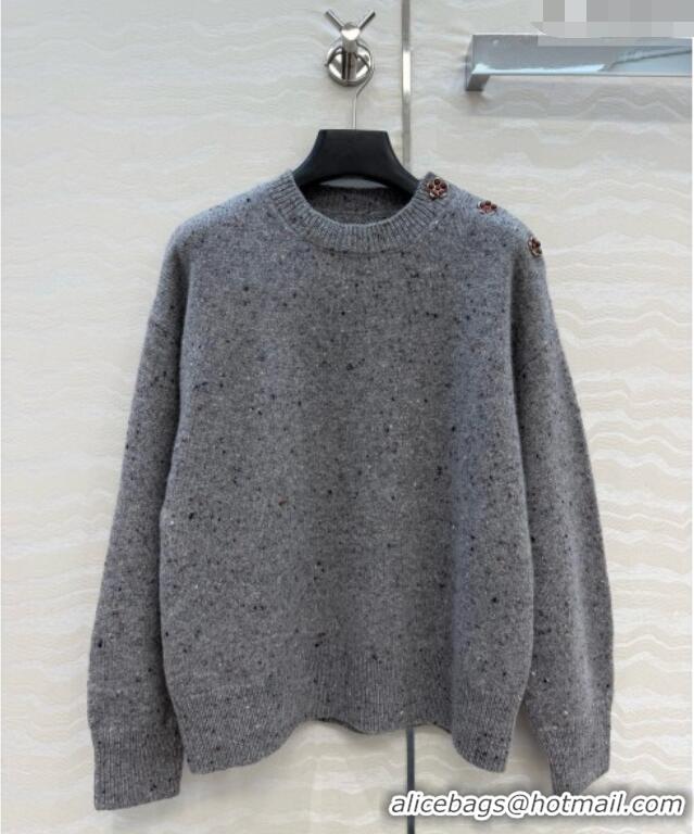 Luxury Cheap Chanel Cashmere Sweater CH092952 Grey 2026