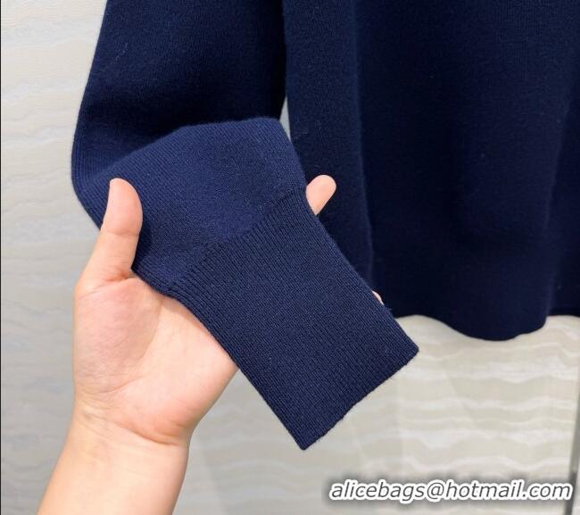 Famous Brand Chanel Cashmere Sweater CH092953 Deep Blue 2026