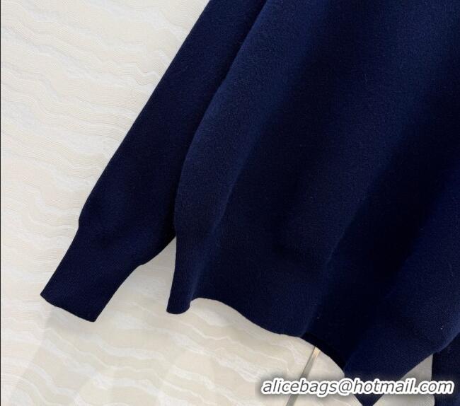 Famous Brand Chanel Cashmere Sweater CH092953 Deep Blue 2026