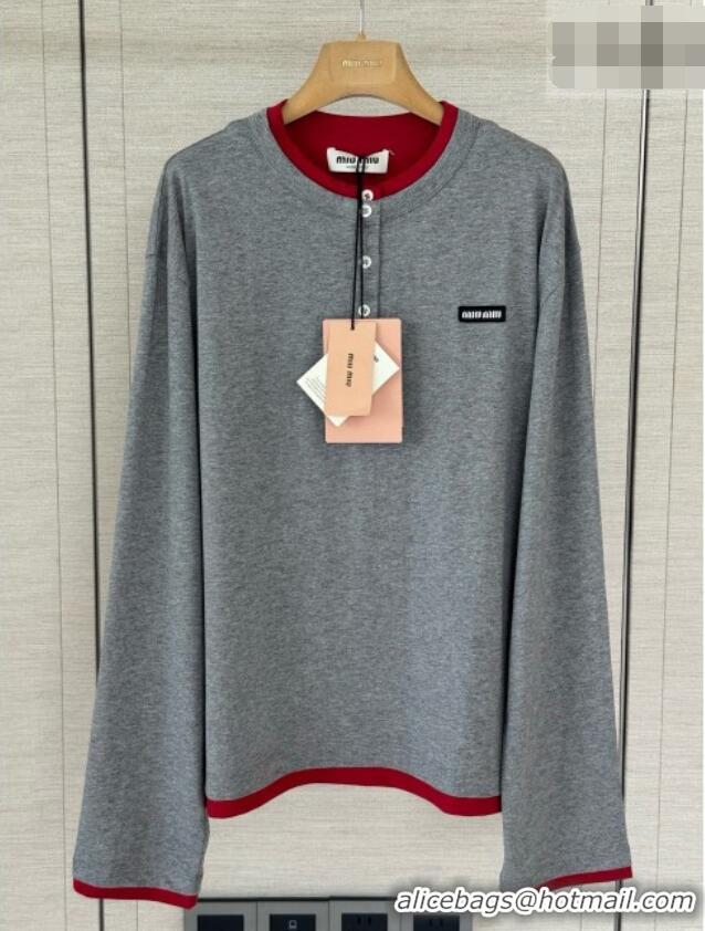 Cheap Wholesale Miu Miu Top CH092942 Grey 2026