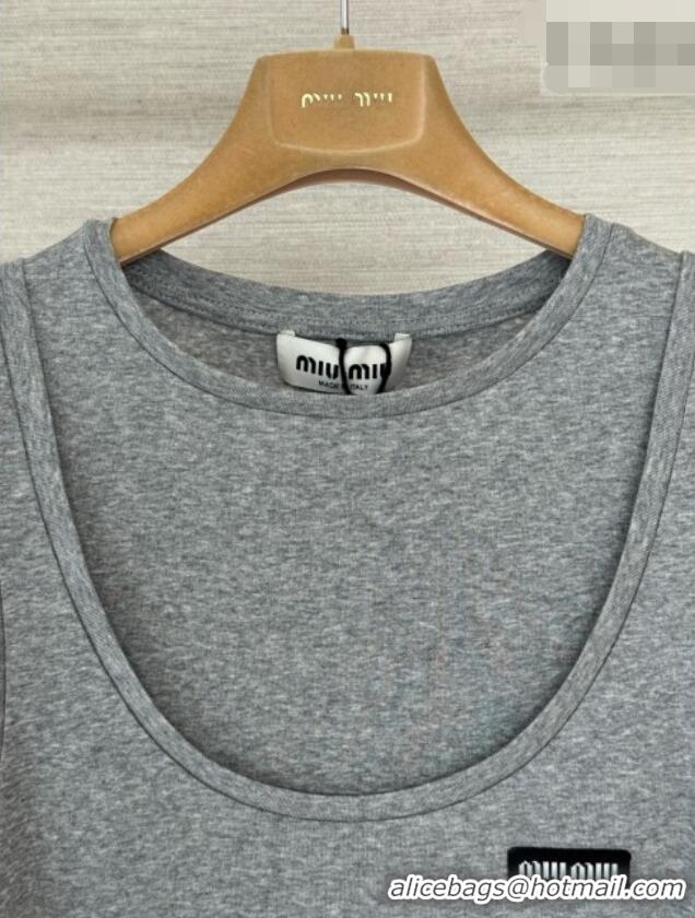 Best Product Miu Miu T-shirt M092944 Grey 2026