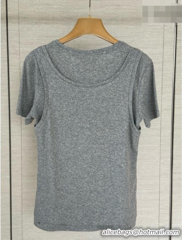 Best Product Miu Miu T-shirt M092944 Grey 2026