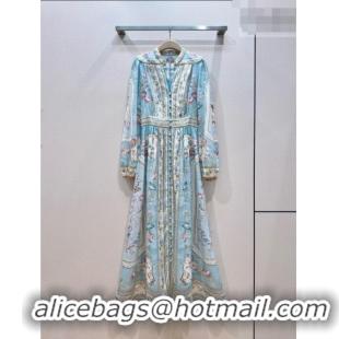 Low Cost Zimmermann Linen Dress Z092961 Blue 2026