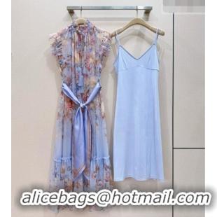 Most Popular Zimmermann Silk Dress Z092964 Blue 2026