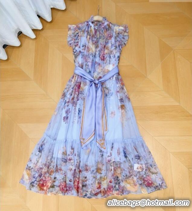 Most Popular Zimmermann Silk Dress Z092964 Blue 2026