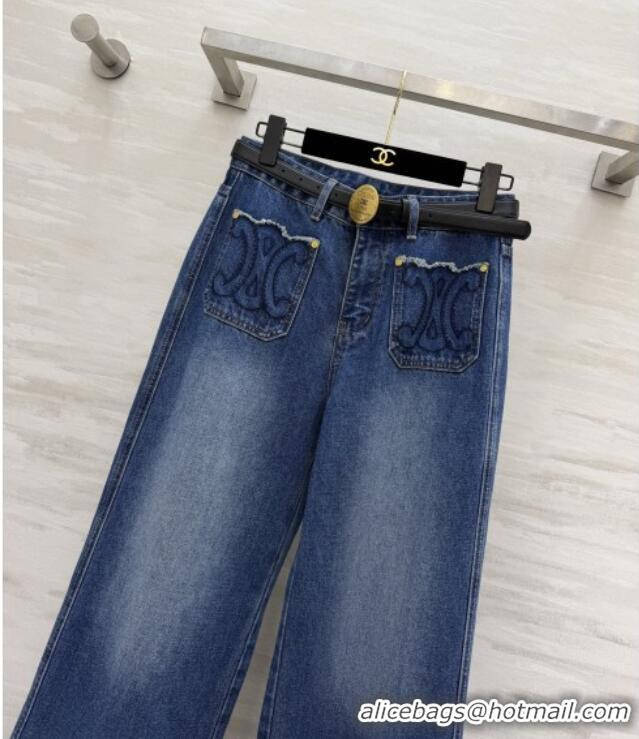 Luxury Cheap Celine Jeans C092972 Blue 2026