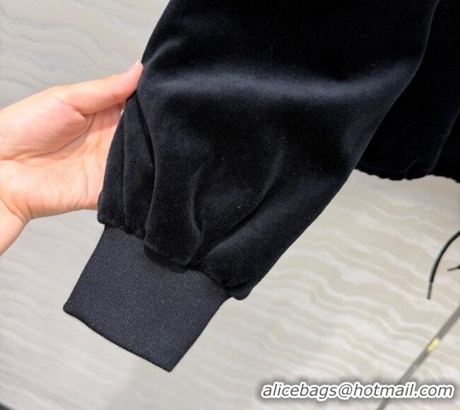 Grade Quality Celine Velvet Jacket and Pants C093025 Black 2026