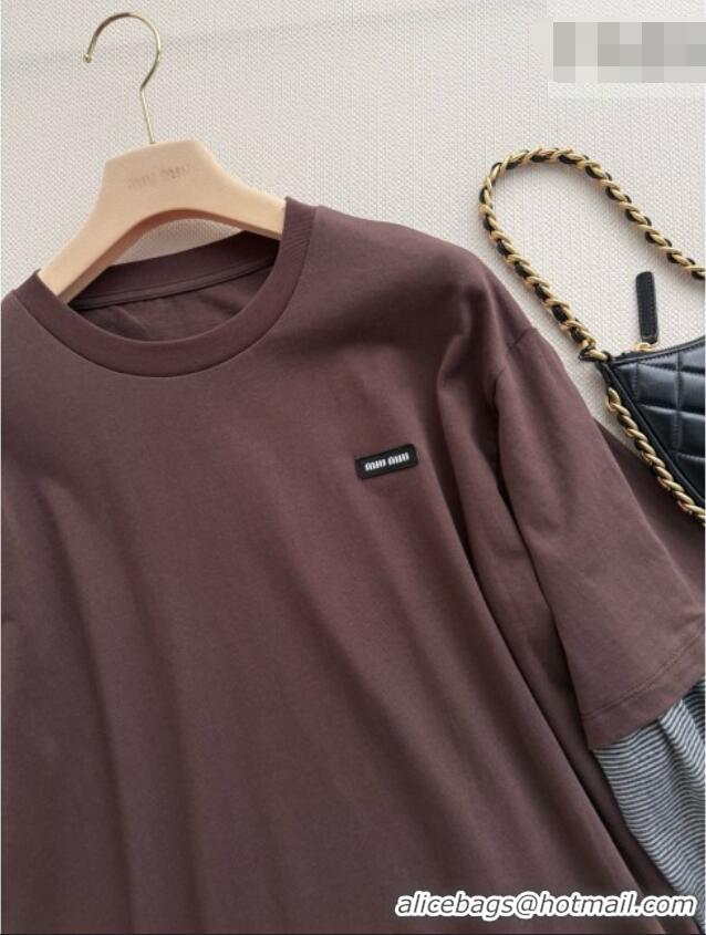 Fashion Discount Miu Miu Top M092977 Brown 2026